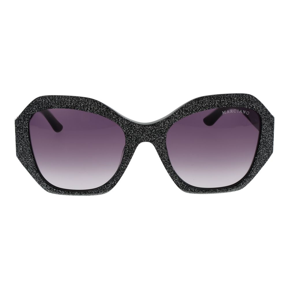 Marciano by Guess Schwarze Kunststoffsonnenbrille