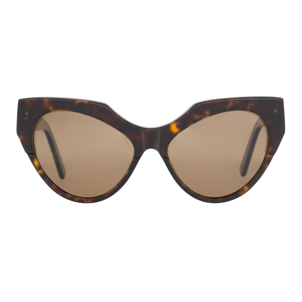 Andy Wolf Braune Acetat-Sonnenbrille
