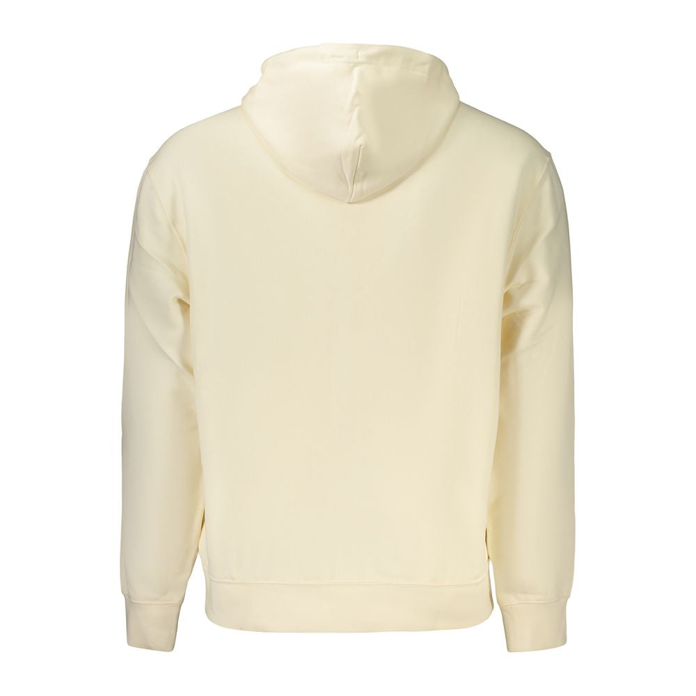 Calvin Klein Beigefarbenes Herren-Sweatshirt aus Baumwolle