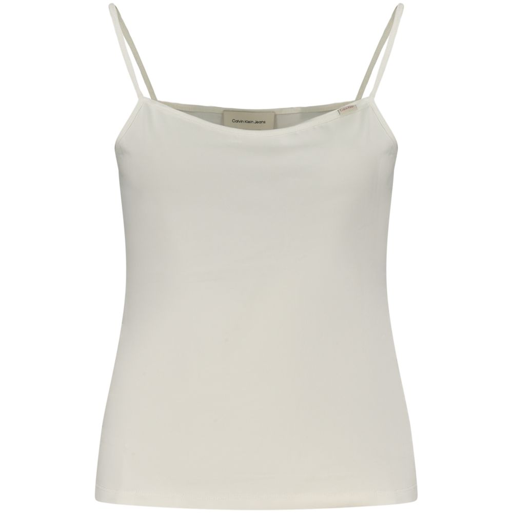 Débardeur en coton blanc pour femme Calvin Klein