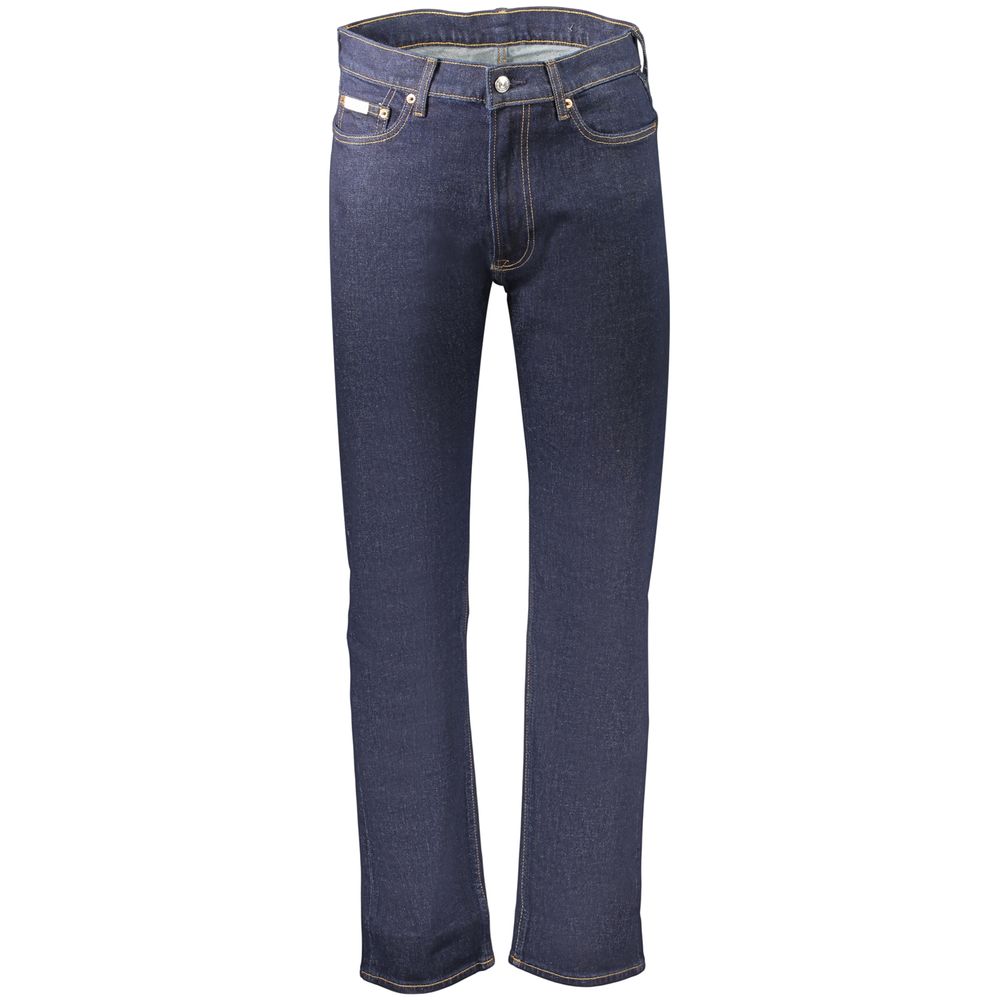 Calvin Klein Herrenjeans aus blauer Baumwolle – Eleganz und Komfort vereint