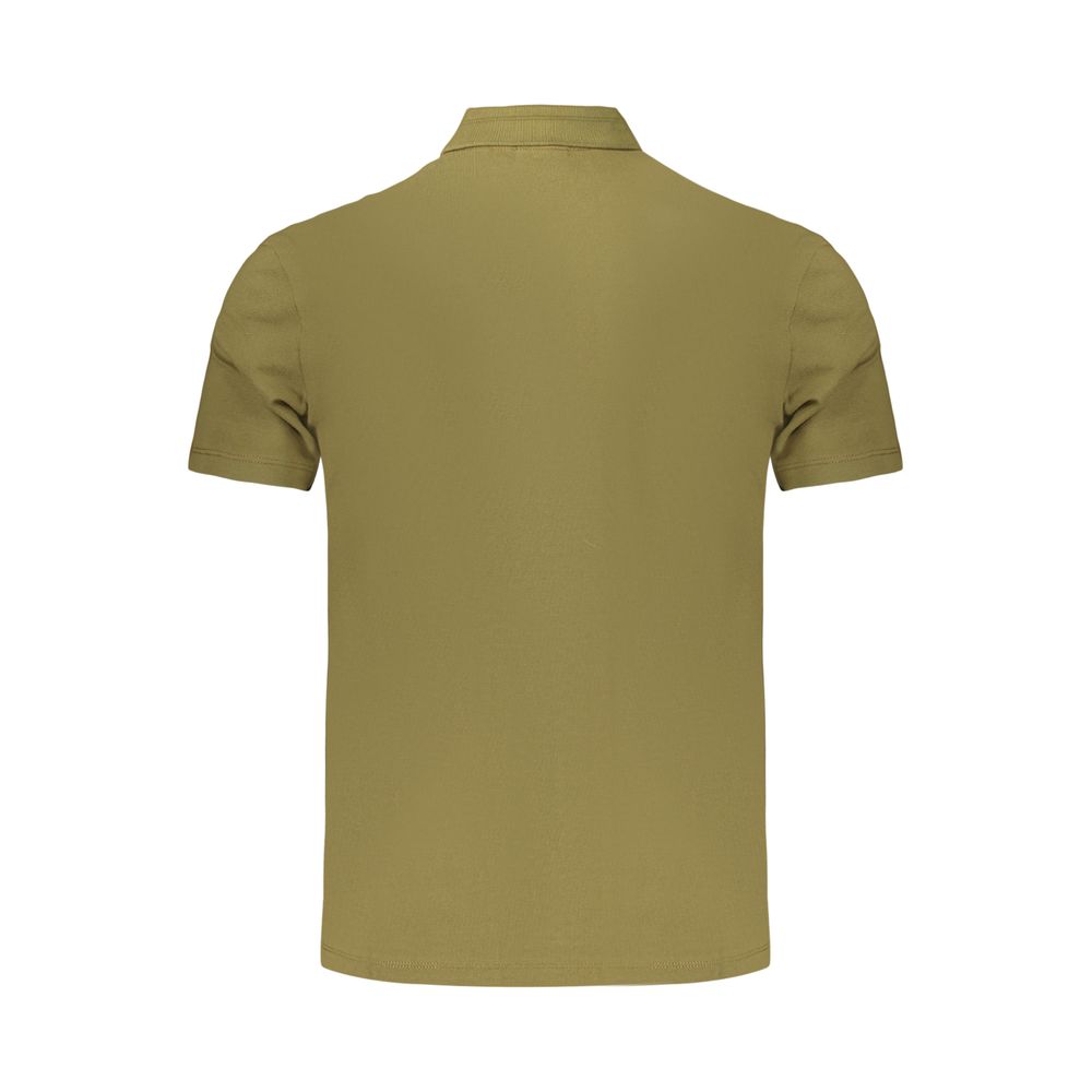 Polo Napapijri vert en coton pour homme