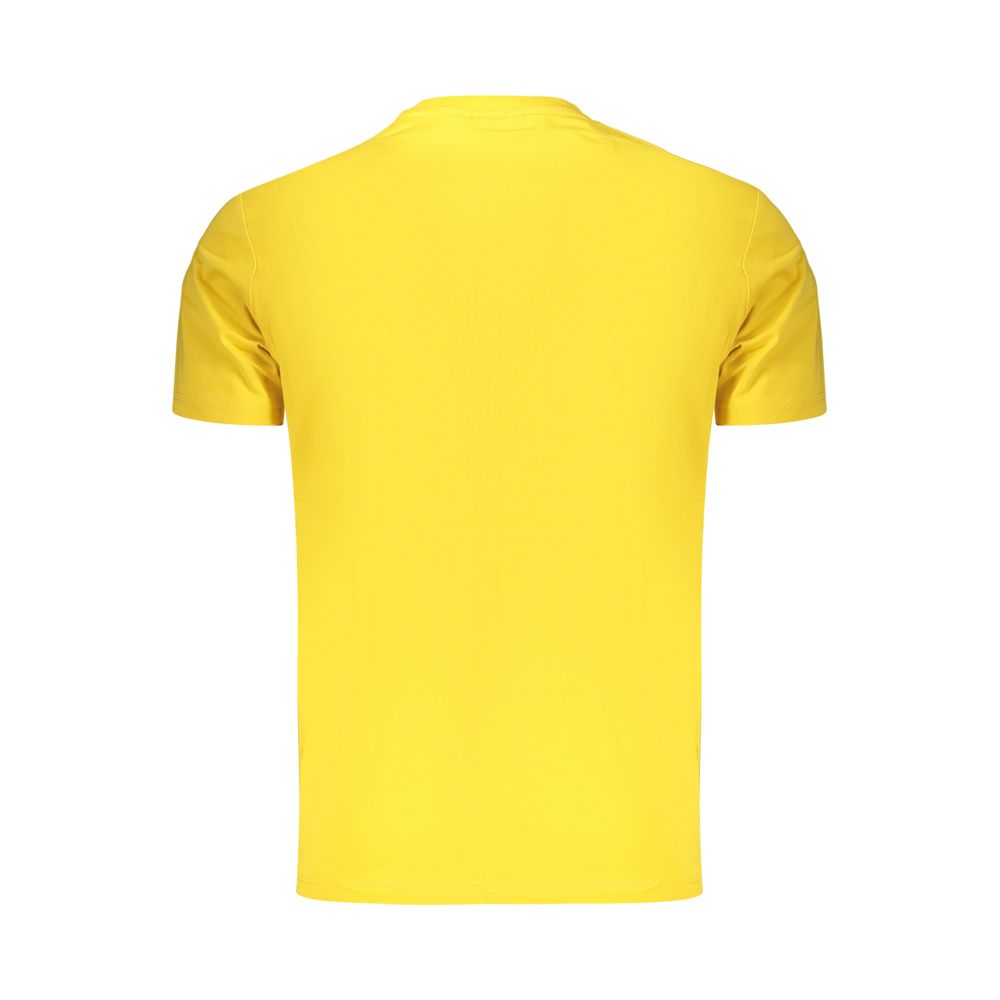 T-shirt en coton jaune Napapijri pour homme