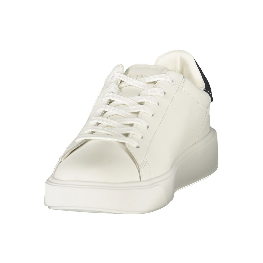 Blauer White Polyurethan Herren-Sneaker