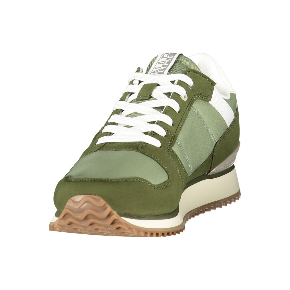 Baskets Napapijri pour homme en polyuréthane vert
