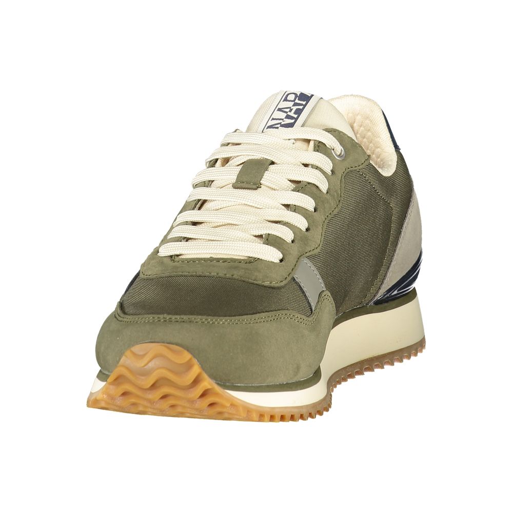 Napapijri Grüne Polyurethan Herren Sneaker