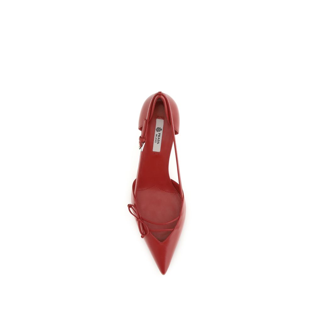 Prada Multicolor Ziegenleder High Heel Pumps
