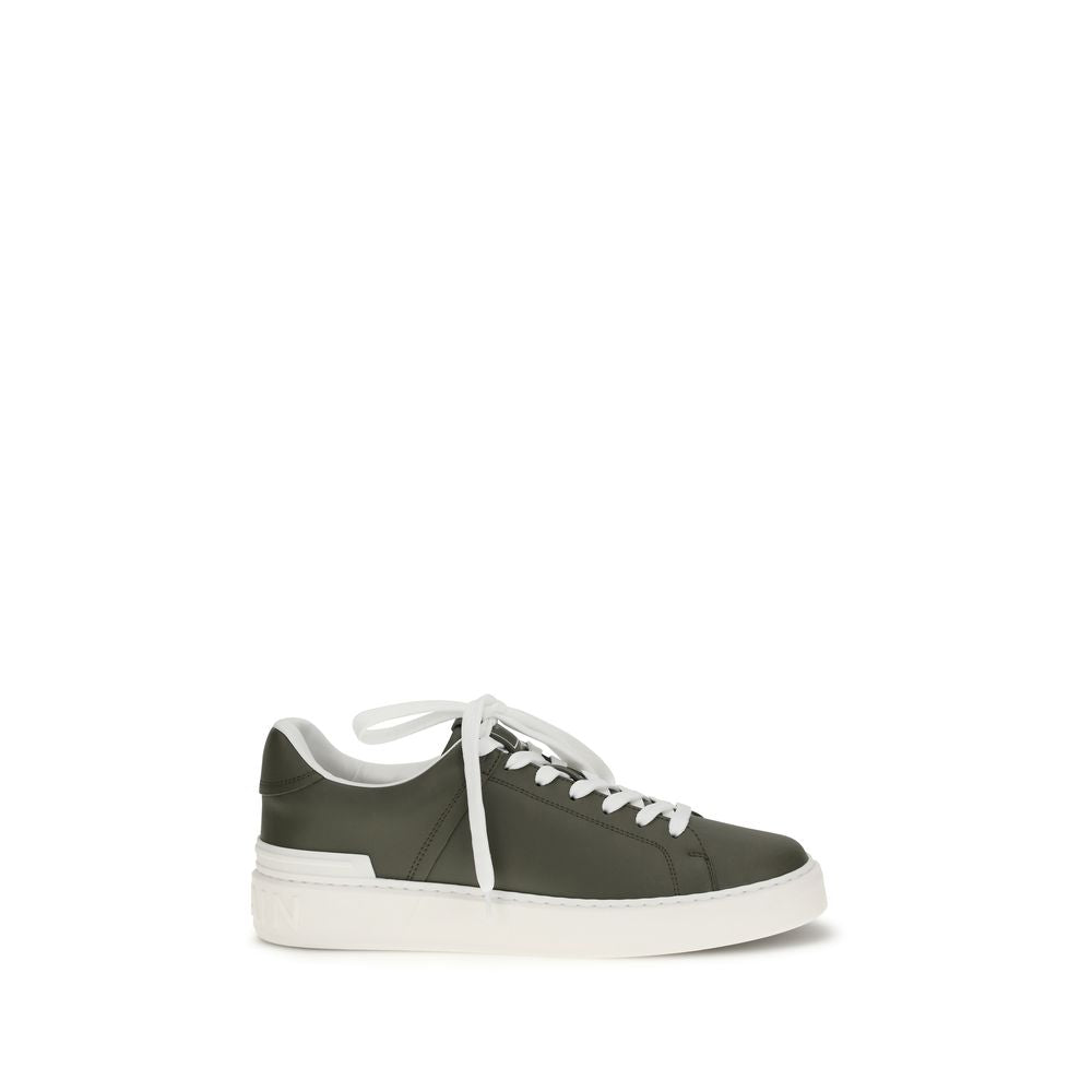 Balmain Bicolor-Sneakers aus Kalbsleder Bos Taurus