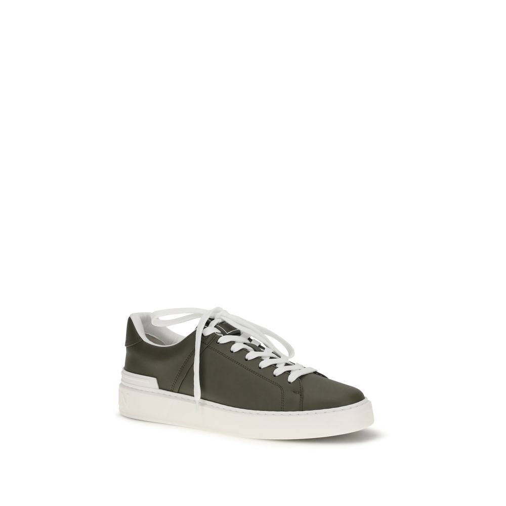 Balmain Bicolor-Sneakers aus Kalbsleder Bos Taurus