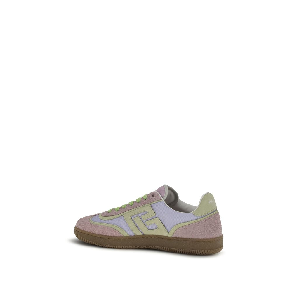 Balmain Mehrfarbige Kalbsleder Athletic Sneakers