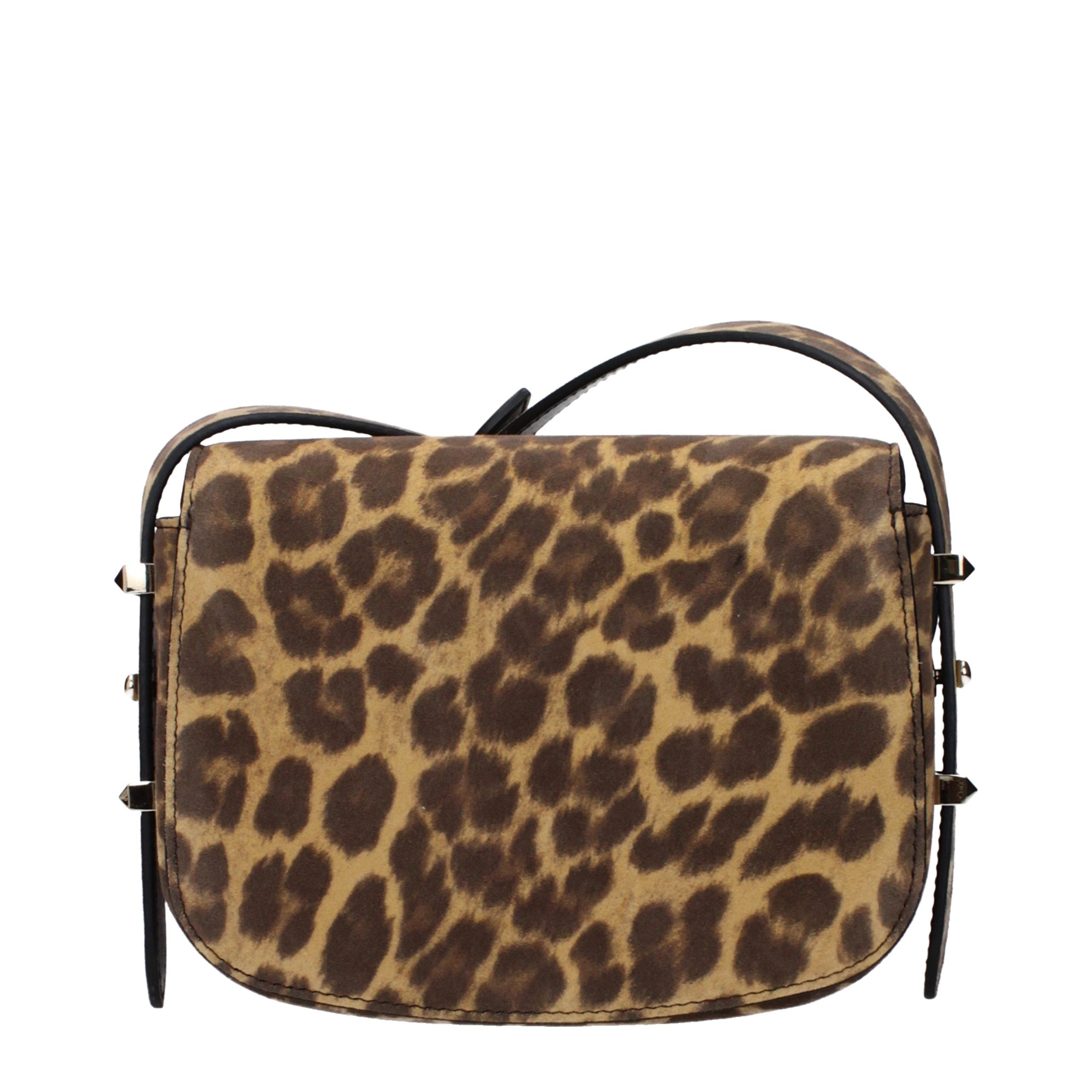 Sac bandoulière en cuir marron Jimmy Choo