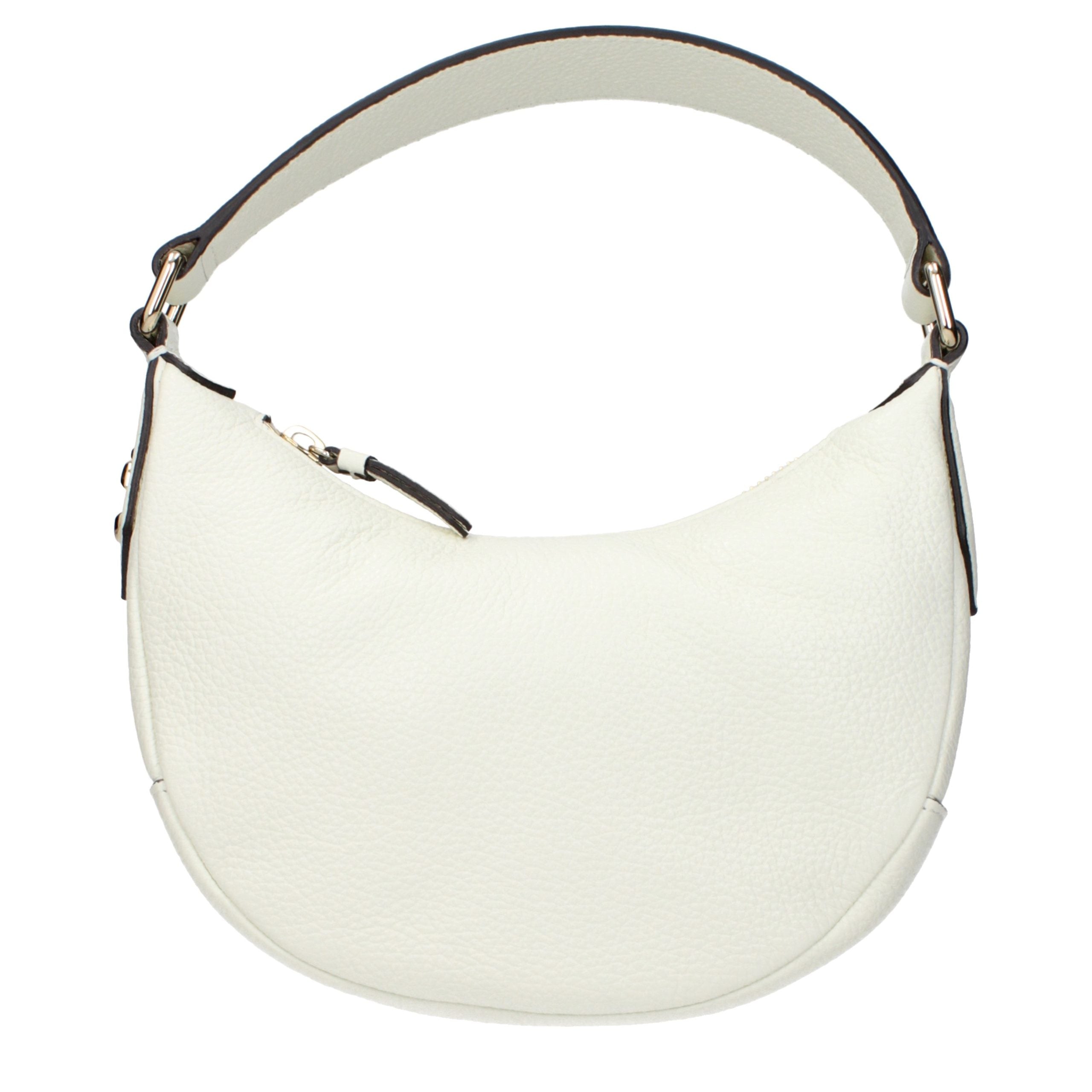 Jimmy Choo Beigefarbene Lederhandtasche