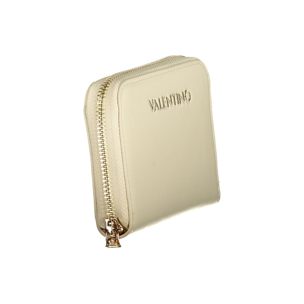 Portefeuille Valentino en polyéthylène beige