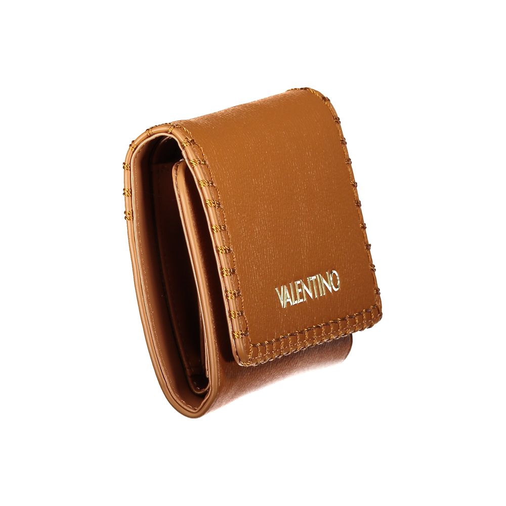 Portefeuille Valentino en polyuréthane marron pour femme