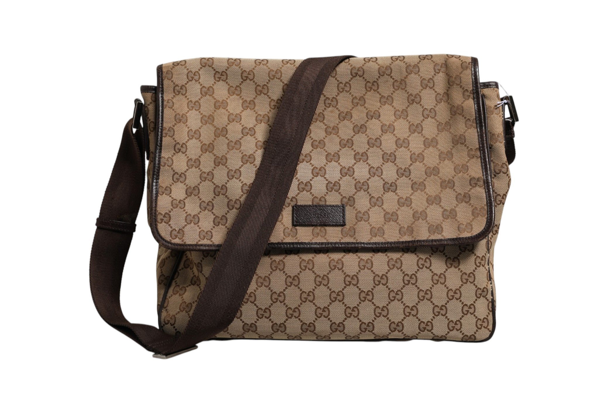 Gucci GG Canvas Überschlag-Umhängetasche