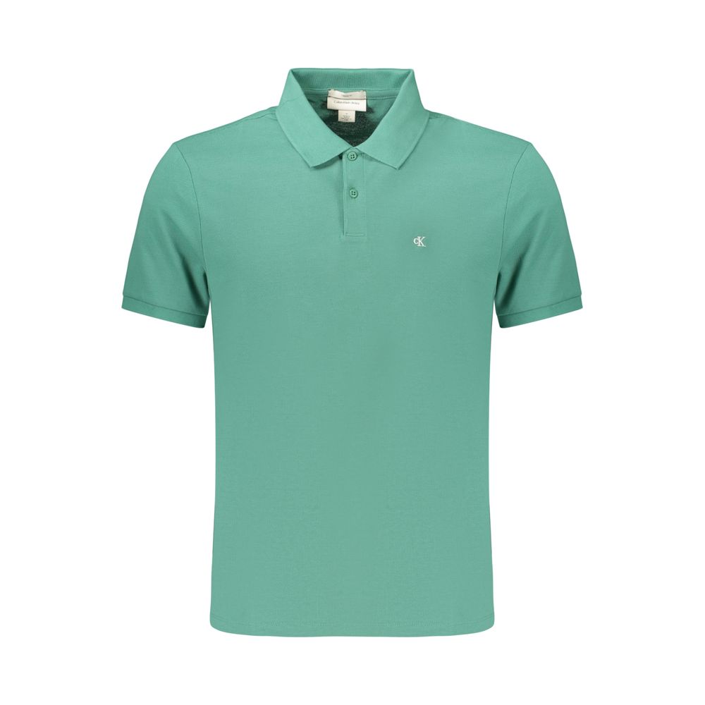 Calvin Klein Verde Baumwoll-Polo für Herren