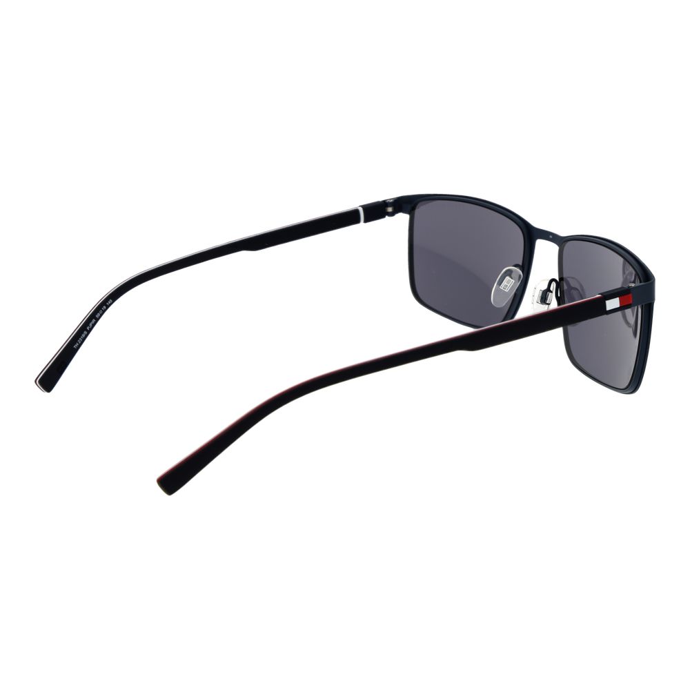 Lunettes de soleil en métal bleues Tommy Hilfiger