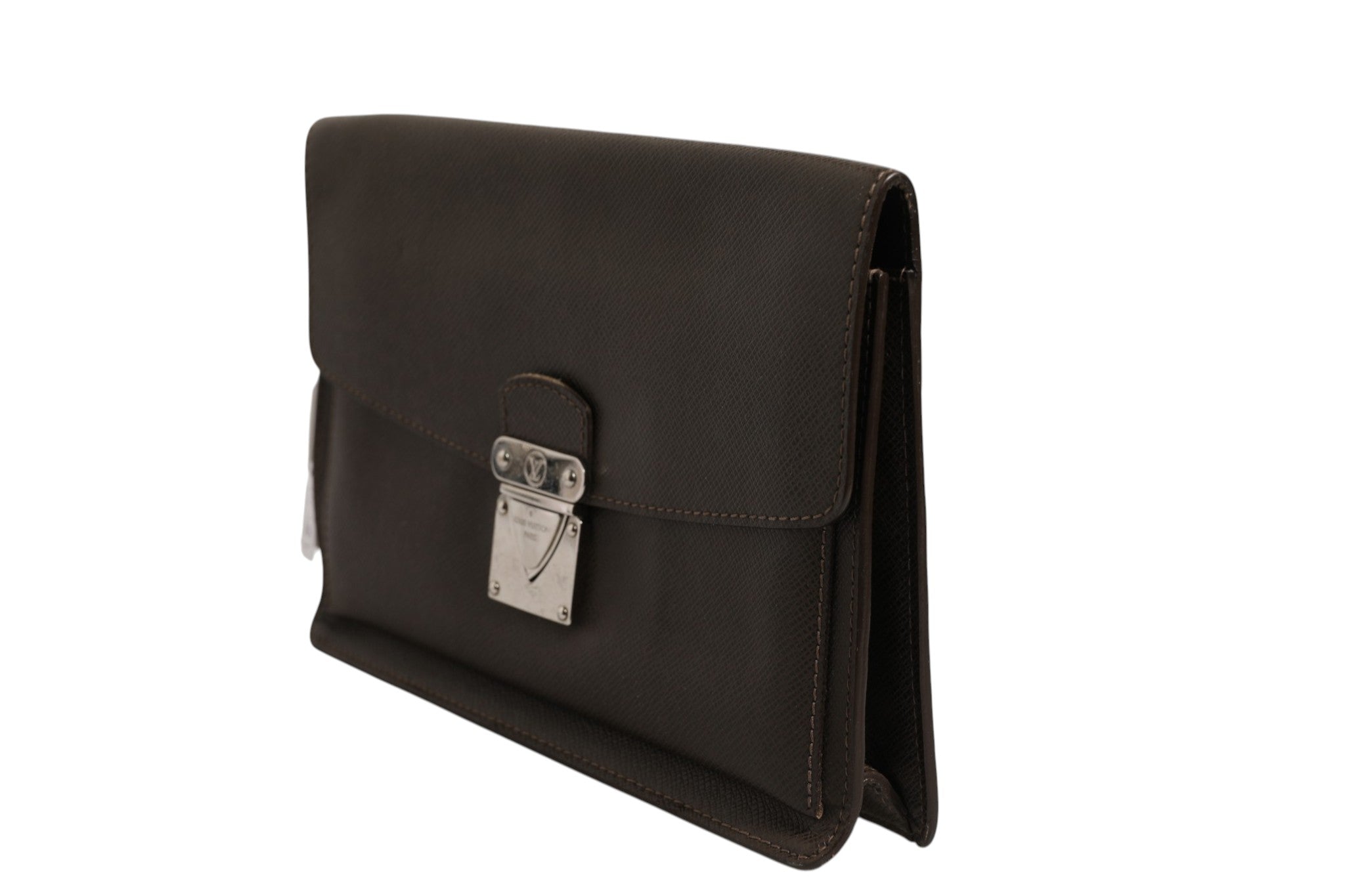 Louis Vuitton Belaia Clutch Taiga Leder