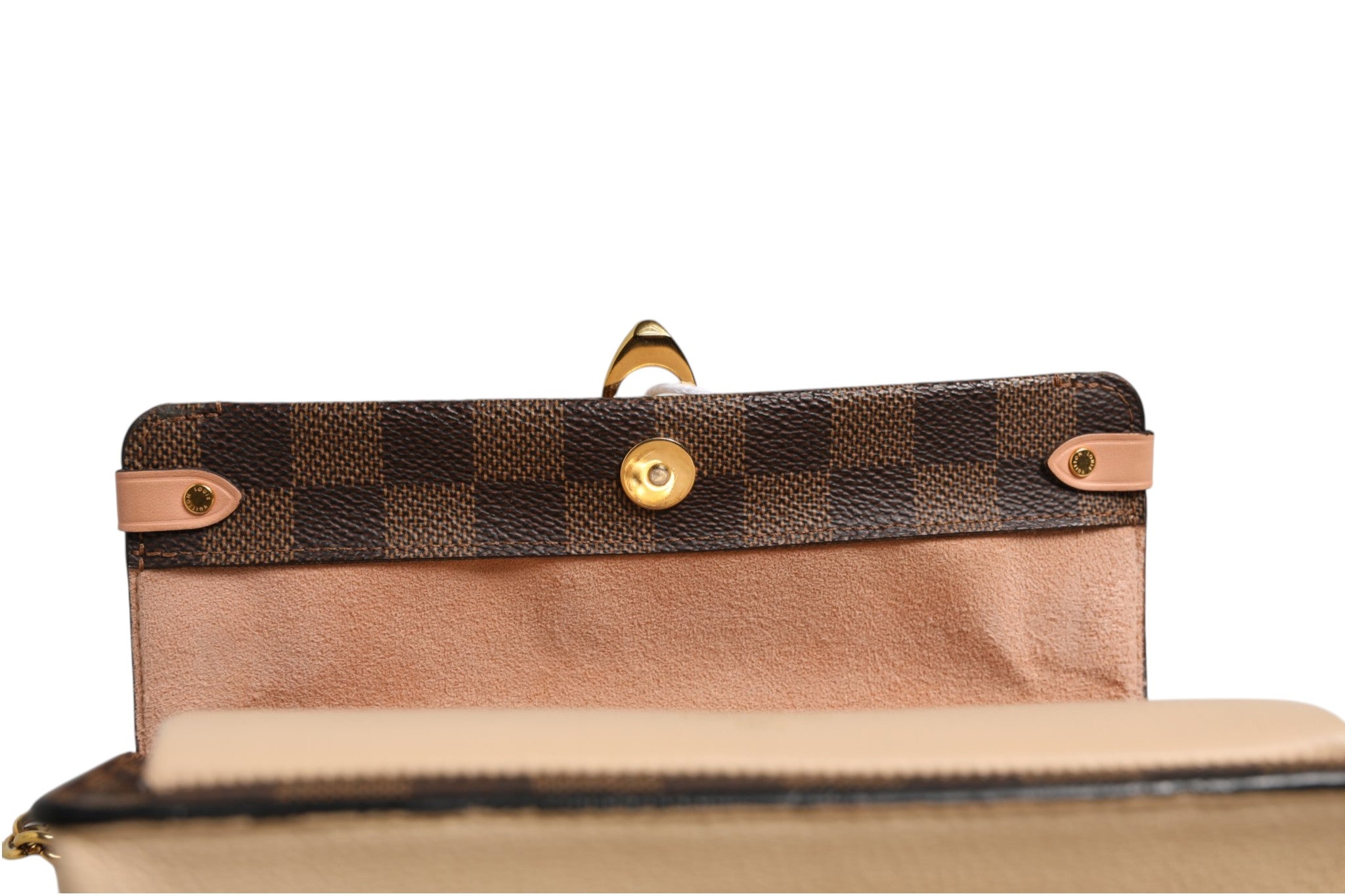 Louis Vuitton Damier Ebene Vavin Kettenbrieftasche