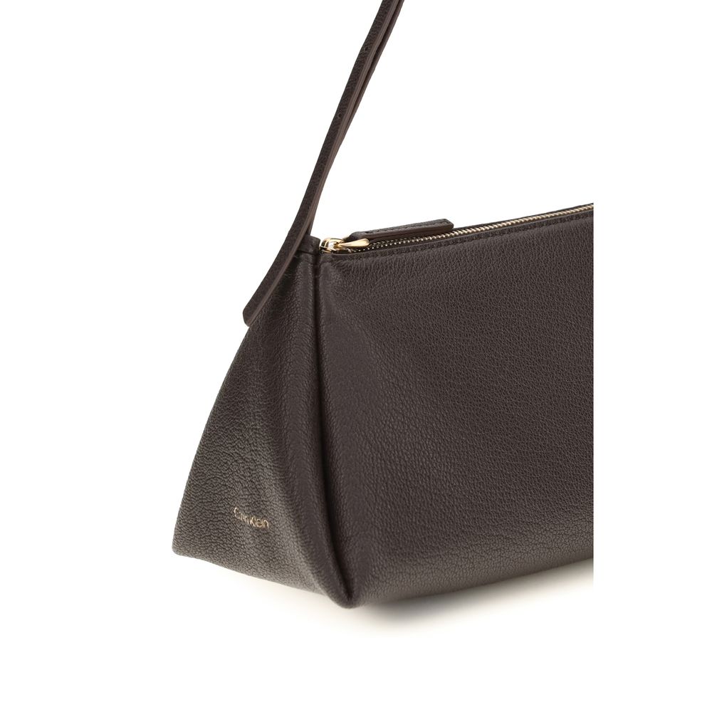 Calvin Klein Handtasche aus braunem Kalbsleder (Bos Taurus)