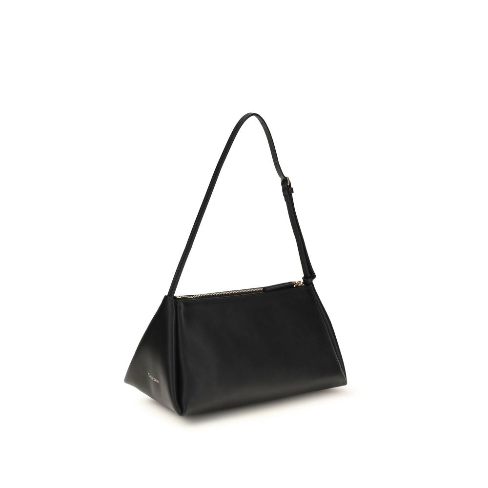 Calvin Klein Schwarze Handtasche aus Kalbsleder Bos Taurus