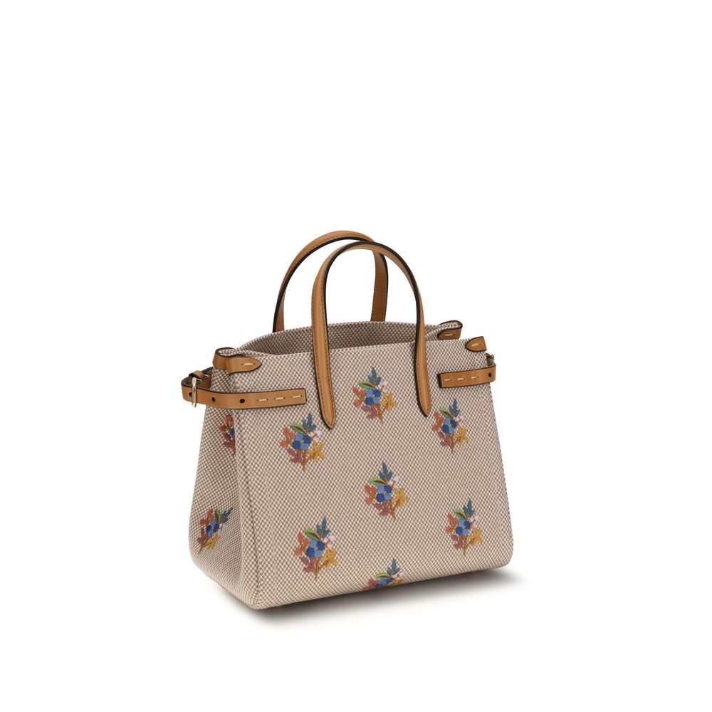 Valentino Garavani Beige Handtasche aus Baumwolle