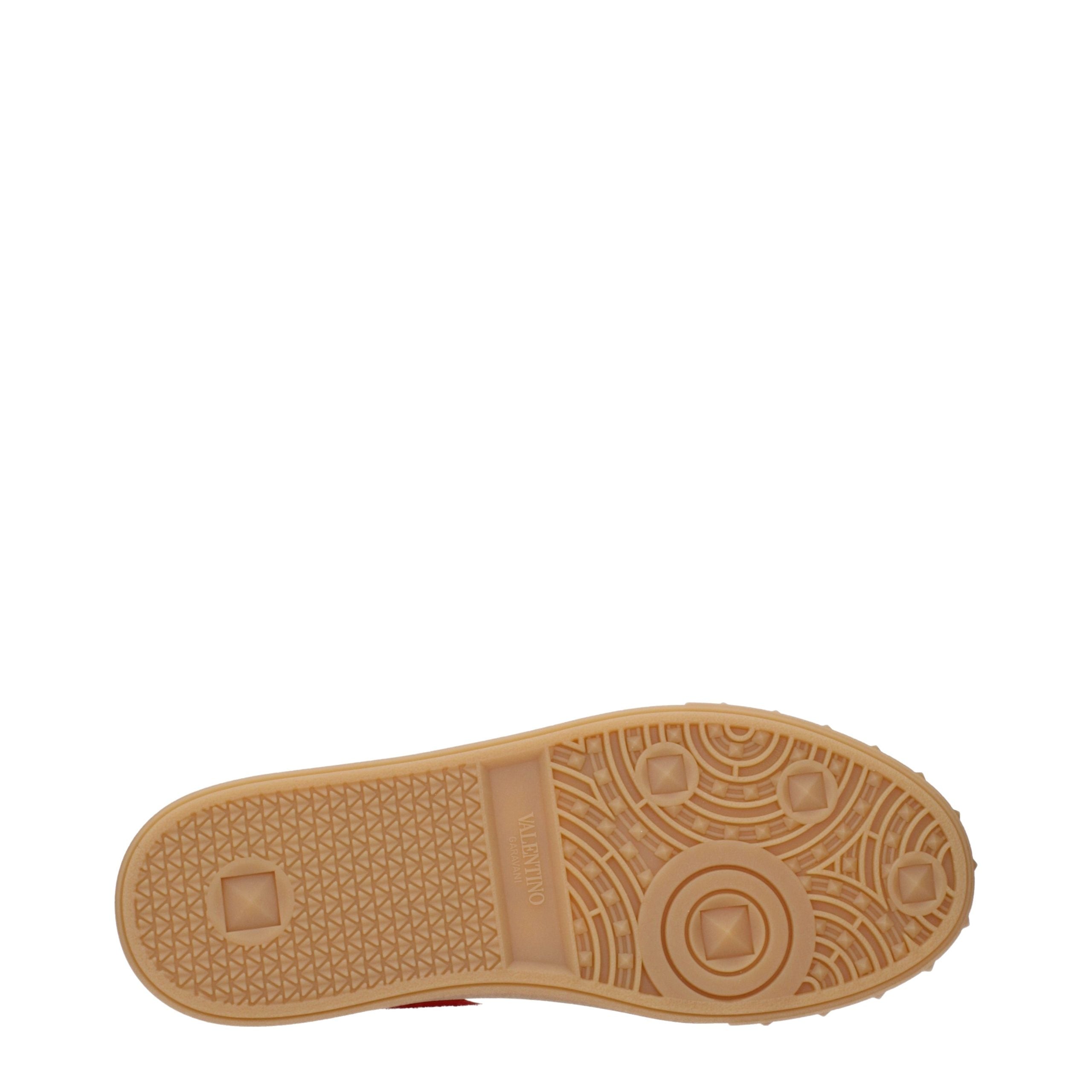 Valentino Garavani Rote Leder-Low-Top-Sneaker