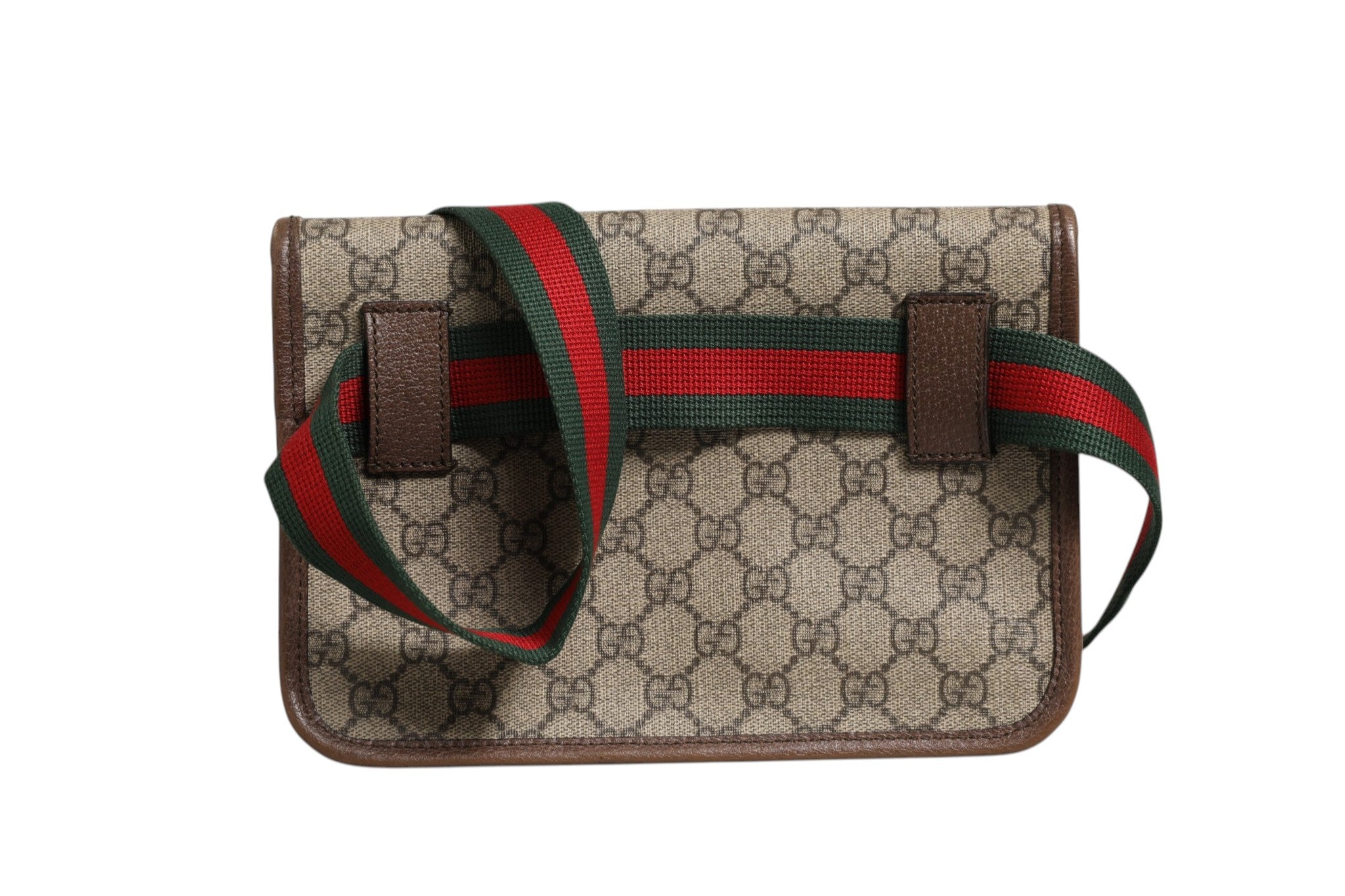 Sac Banane Gucci Suprême Monogram Neo Vintage Web Marron