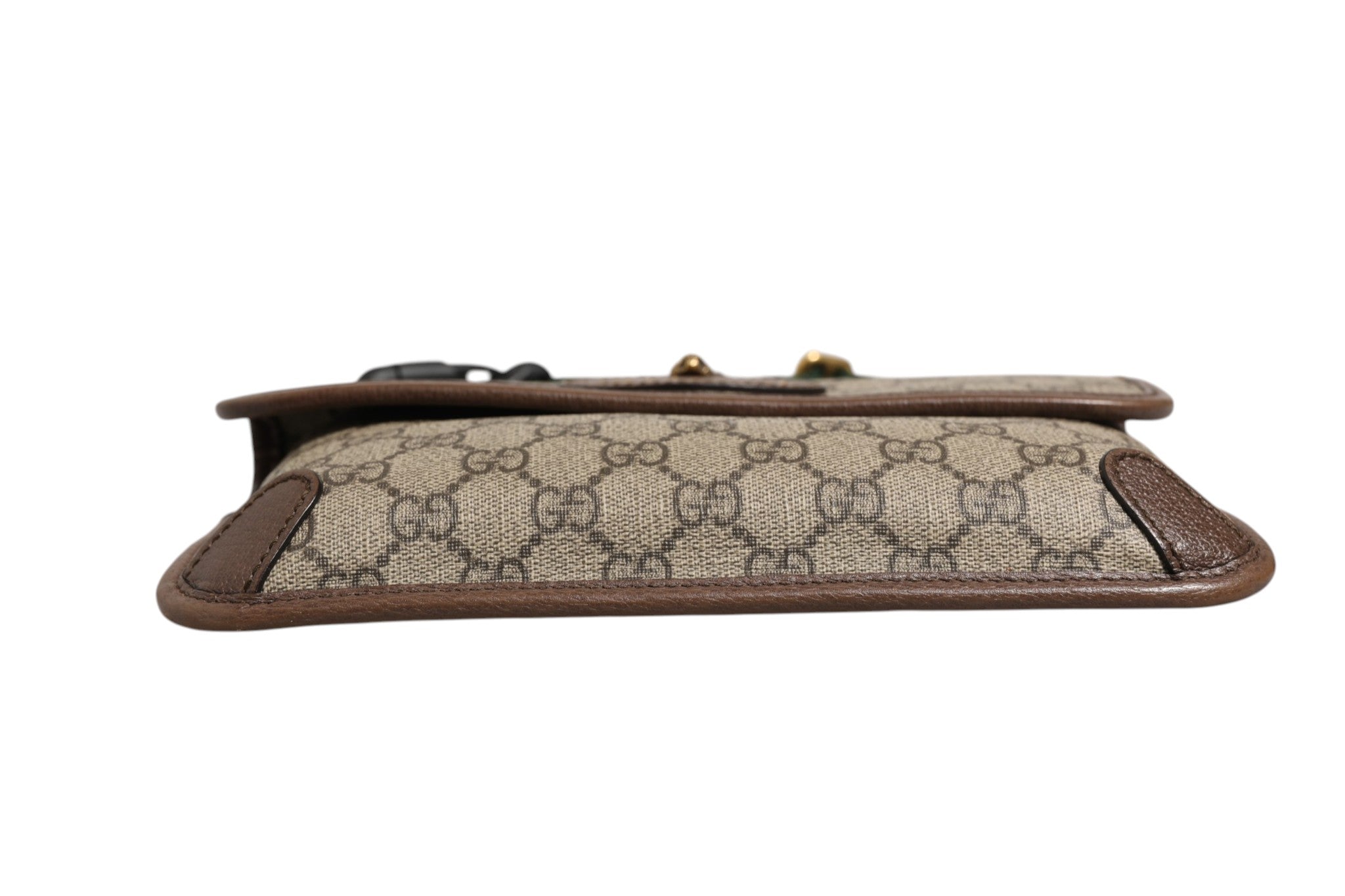 Sac Banane Gucci Suprême Monogram Neo Vintage Web Marron
