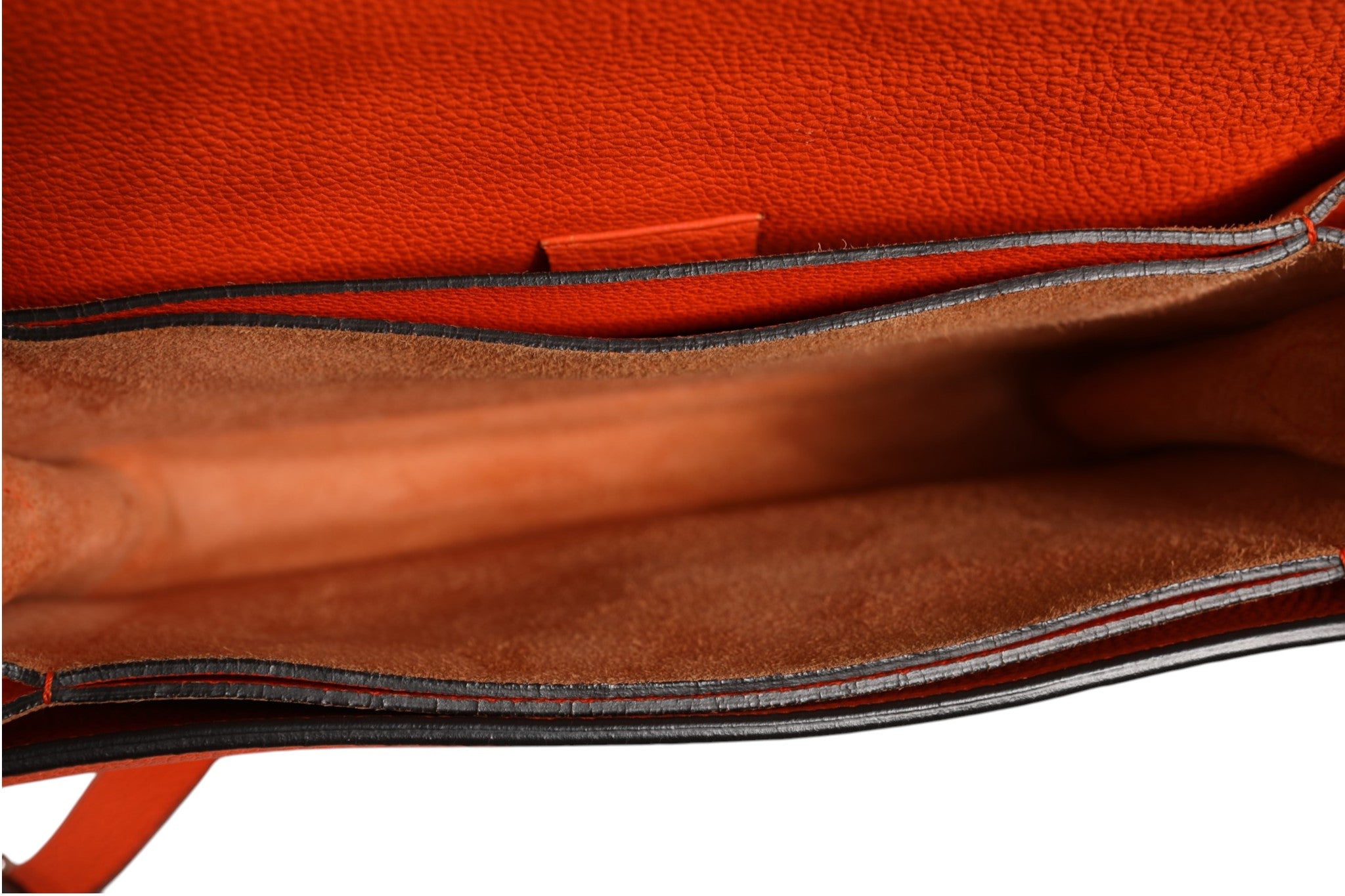Gucci Jackie Soft Flap Schultertasche Leder Orange