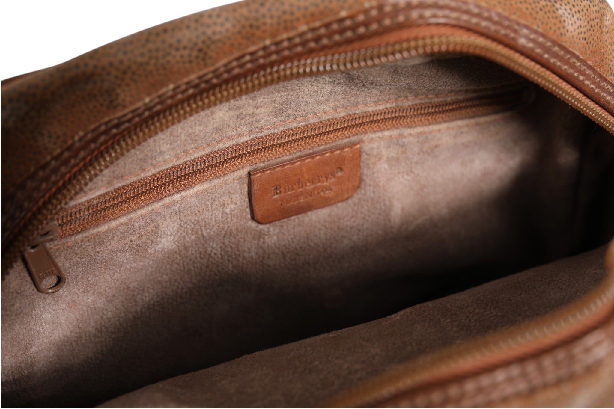 Sac bandoulière Burberry marron et doré
