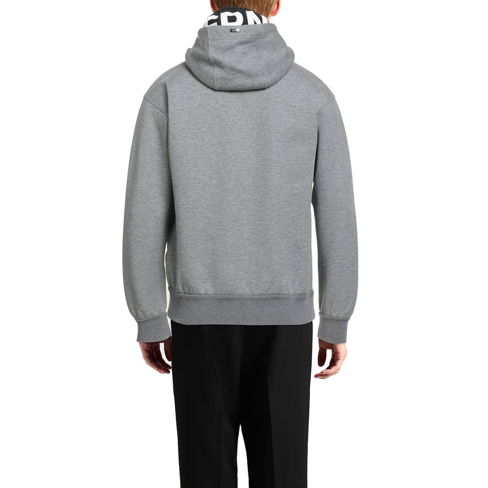 Herno Graues Baumwoll-Sweatshirt