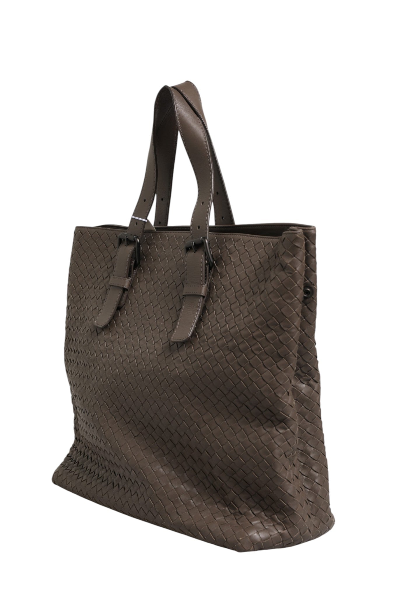 Sac fourre-tout en cuir nappa Intrecciato Bottega Veneta