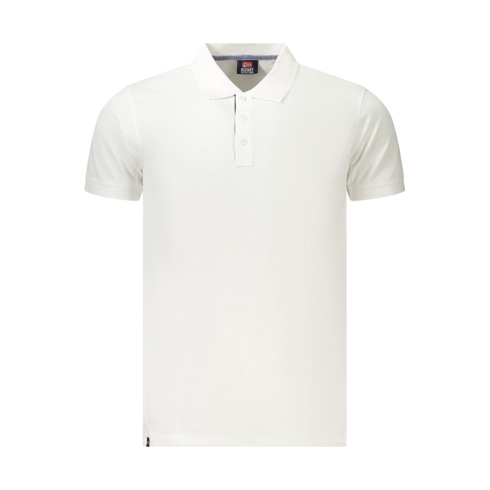 Polo homme en coton blanc Norvège 1963