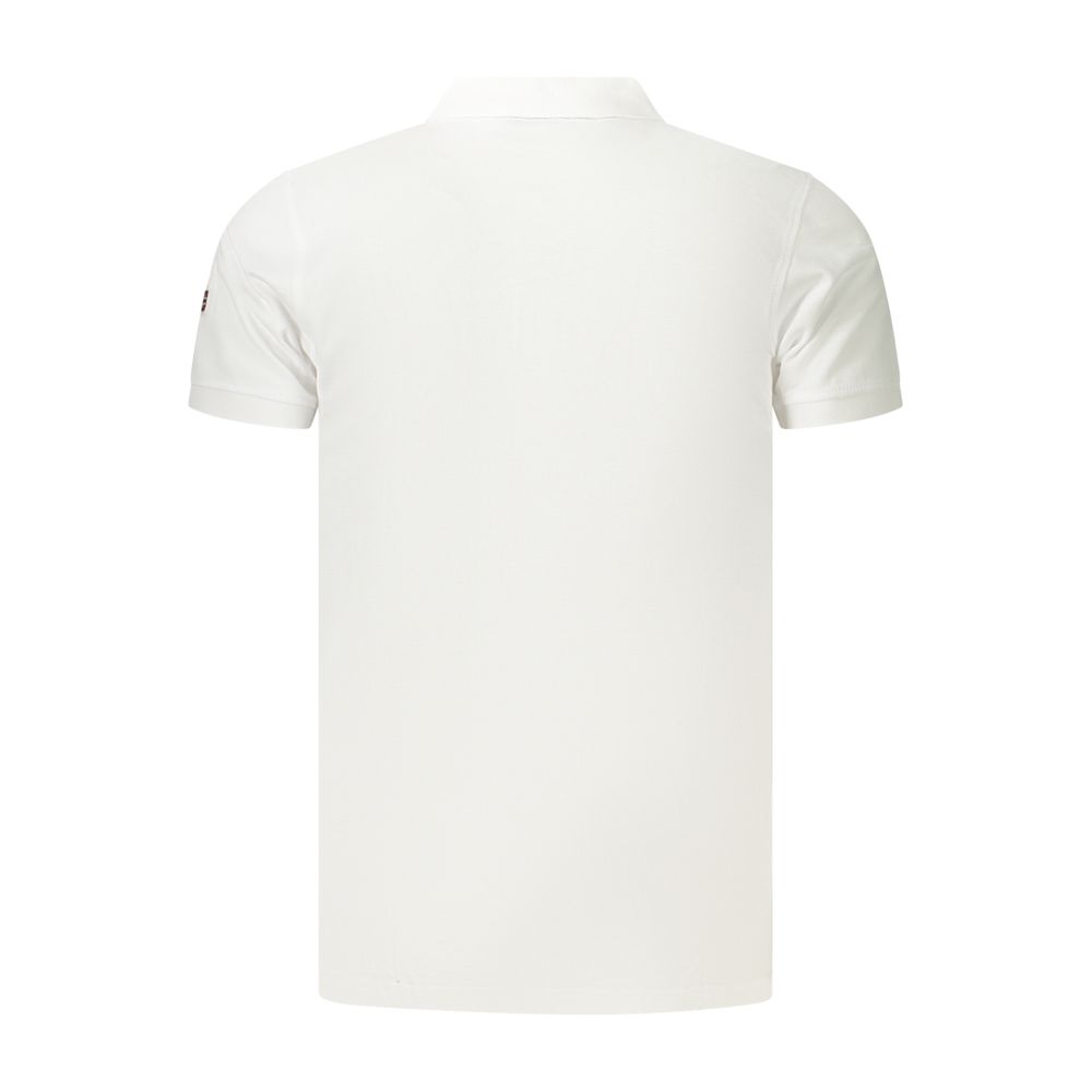 Polo homme en coton blanc Norvège 1963