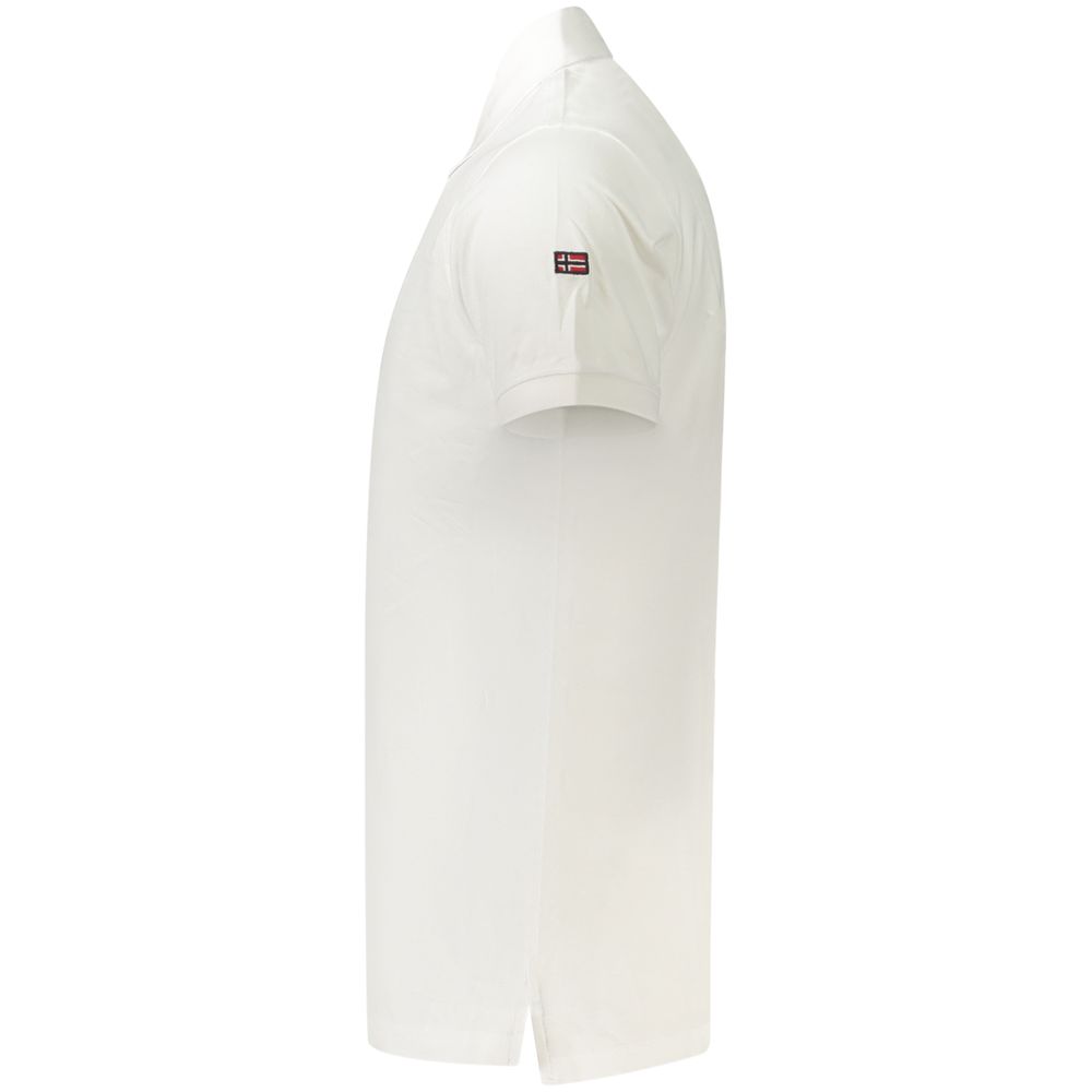 Polo homme en coton blanc Norvège 1963