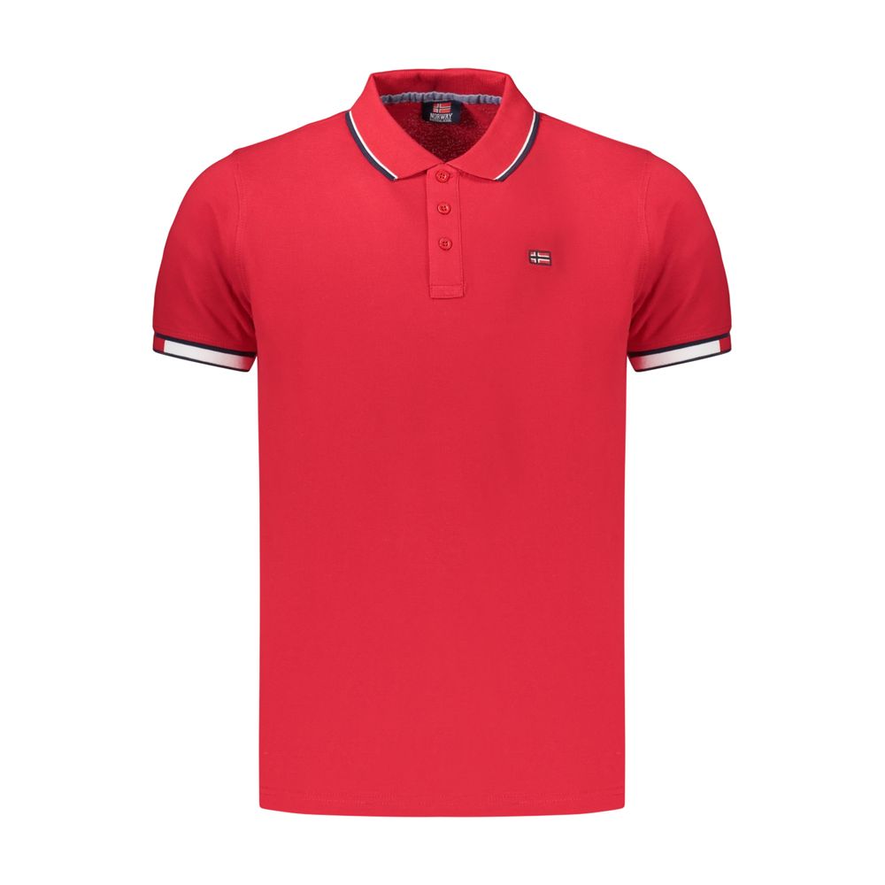 Polo Norvège 1963 Rosso Coton Homme