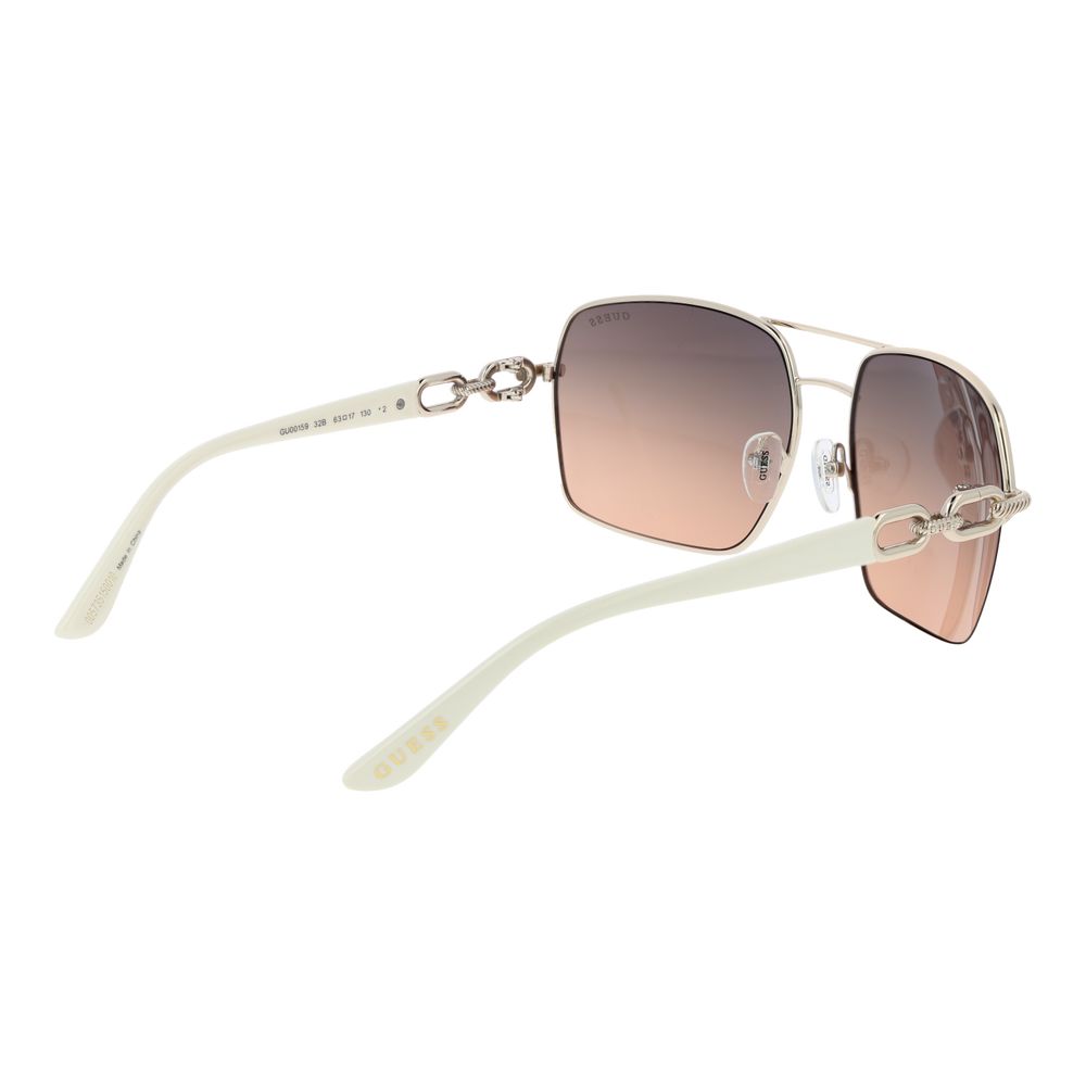 Guess Goldene Metallsonnenbrille