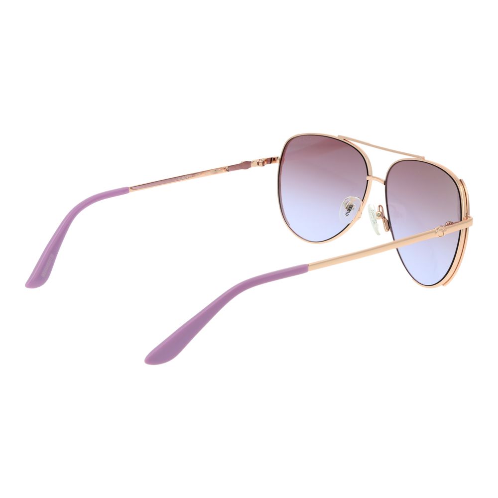 Guess Roségoldene Metallsonnenbrille