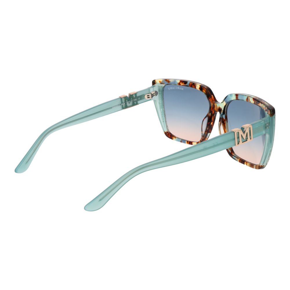 Marciano by Guess Türkisfarbene Azetat-Sonnenbrille