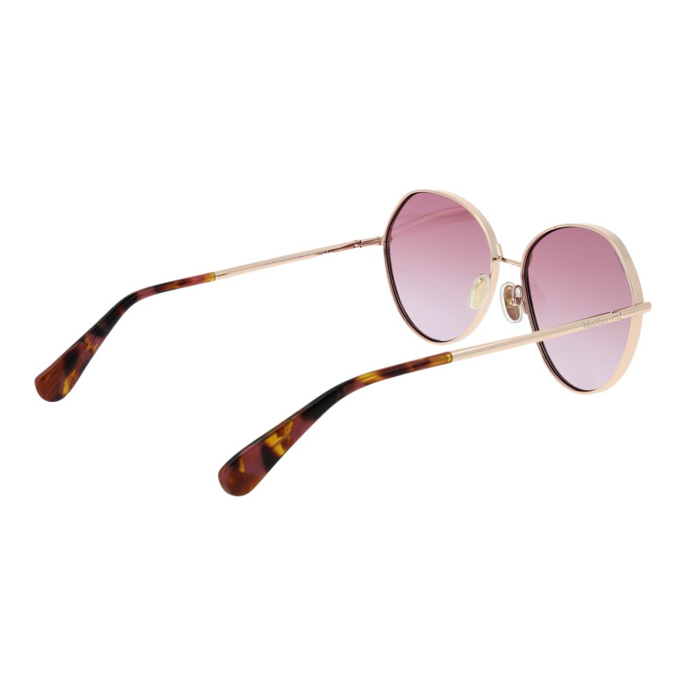 Max Mara Sonnenbrille aus Rotgoldmetall