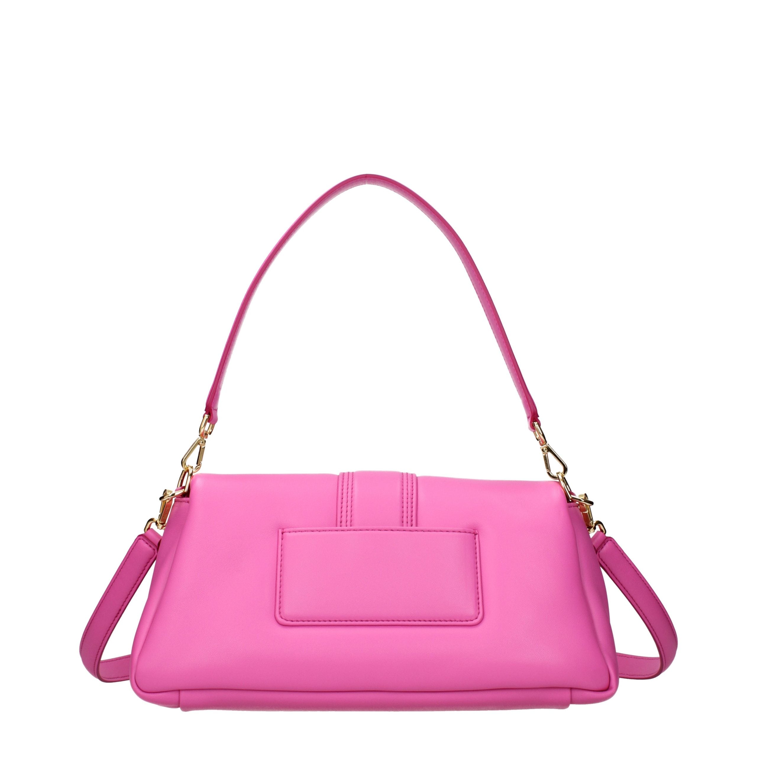 Jacquemus Pinke Schultertasche aus Leder