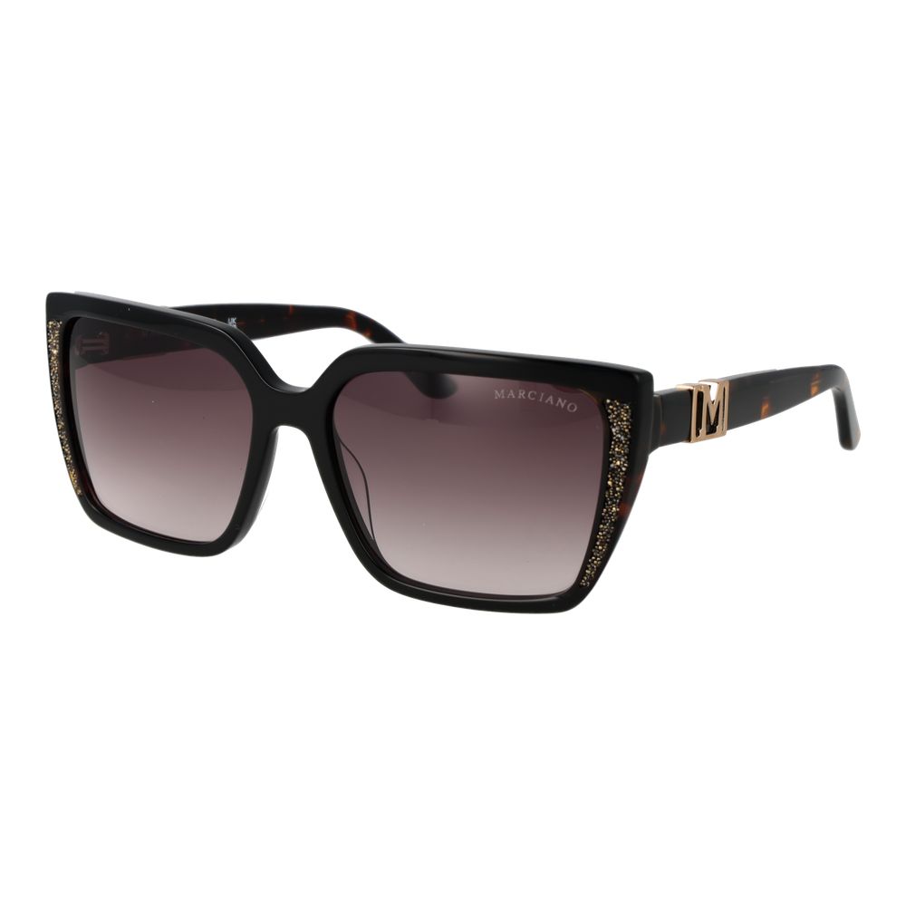 Lunettes de soleil Marciano by Guess en acétate noir