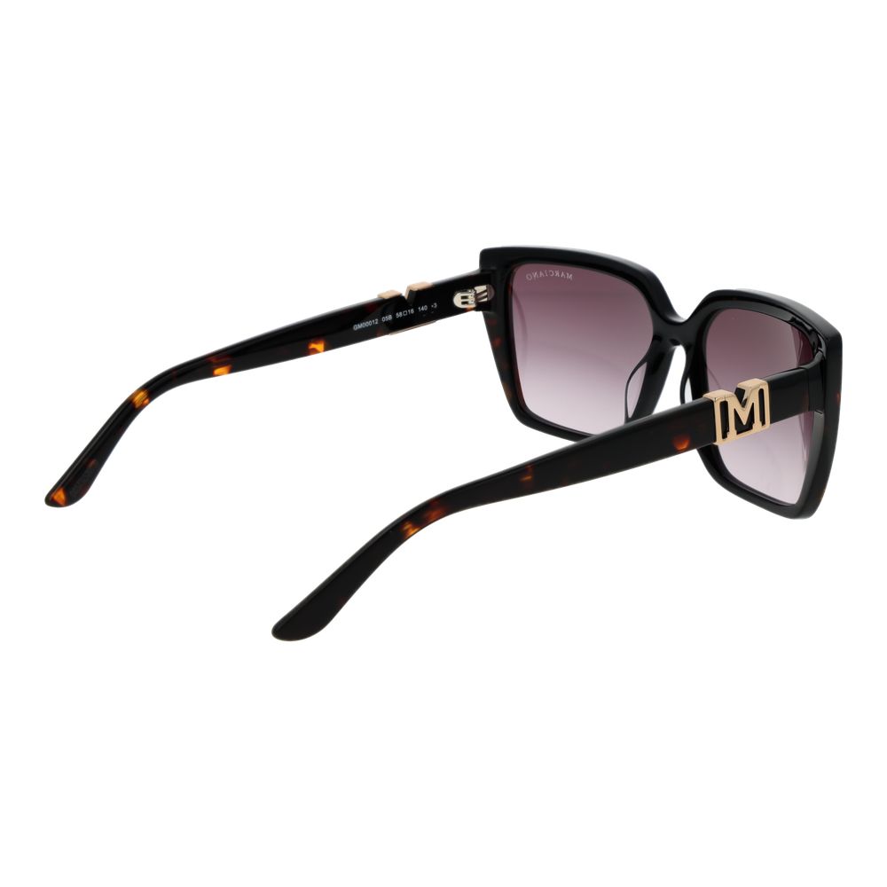 Lunettes de soleil Marciano by Guess en acétate noir