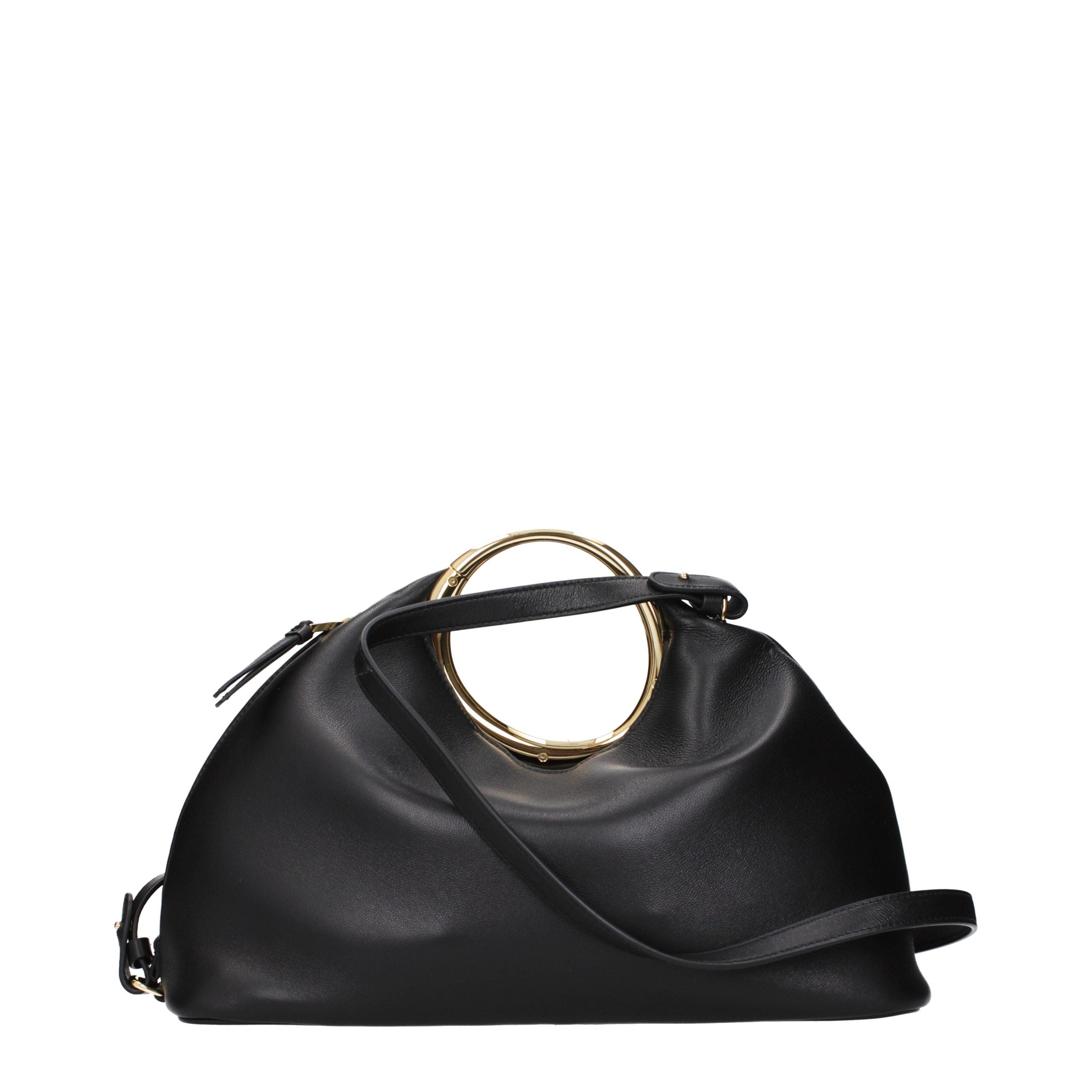 Sac à main en cuir noir Jacquemus