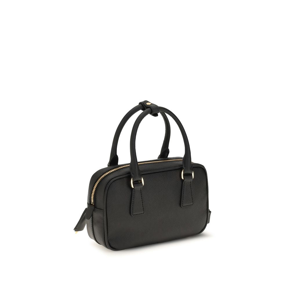Prada Handtasche aus schwarzem Kalbsleder Bos Taurus