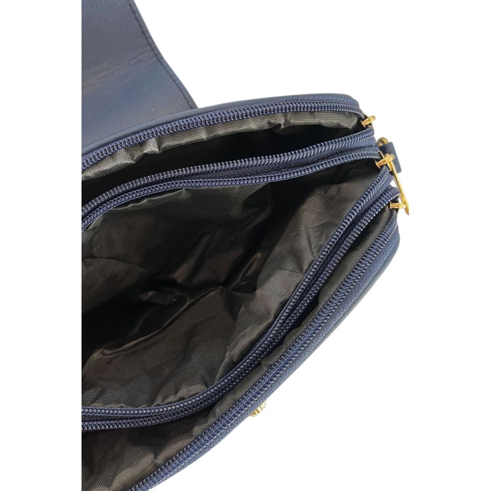 Sac bandoulière Baldinini Trend en PU bleu pour femme