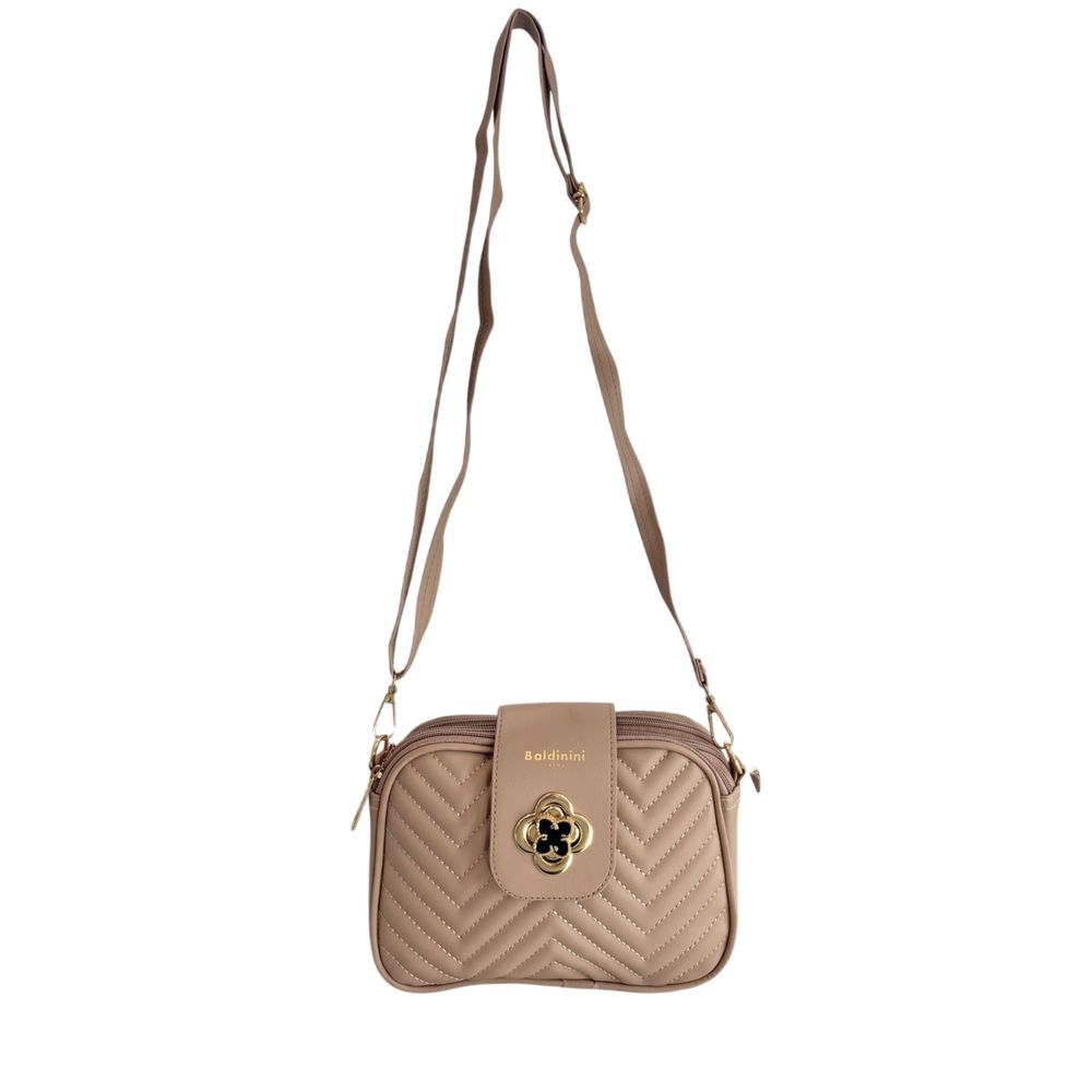 Sac bandoulière Baldinini Trend beige en PU pour femme