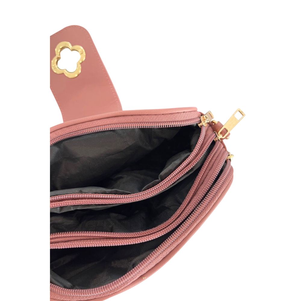 Sac bandoulière femme Baldinini Trend en polyuréthane rose
