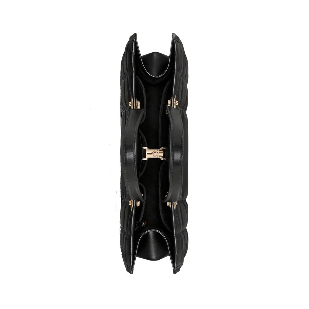 Dior Tote Bag aus schwarzem Leder